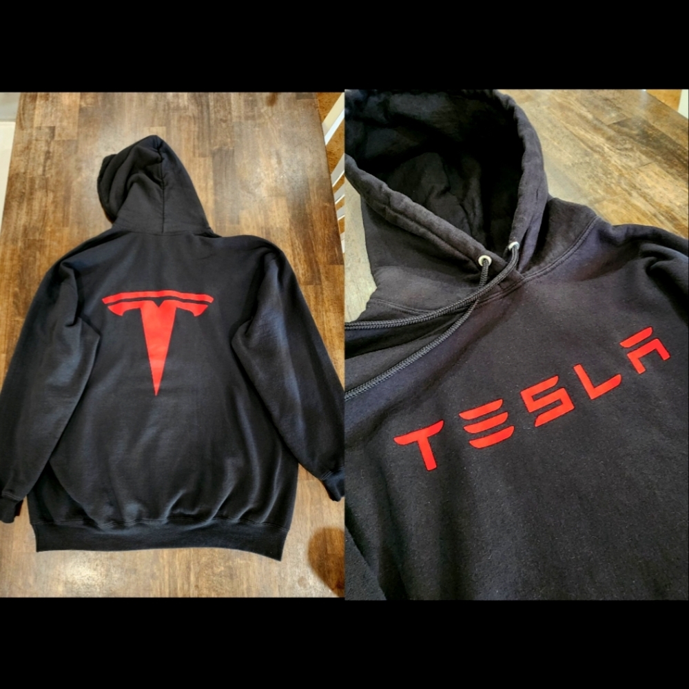 Tesla Hoodie Sweater 2XL